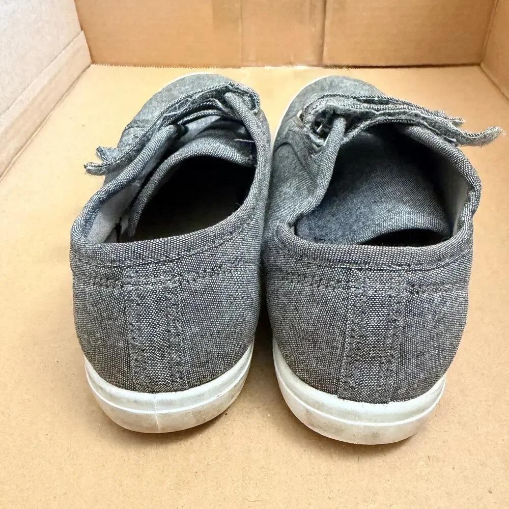 Fabkids Boys Tennis Shoes Sneakers 3 Strap Closure Gray Size 13